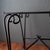 French Art Deco Black Wrought Iron Outdoor Patio Garden Table For Sale - Image 12 of 18