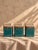 Mid-Century Modern Vintage 1980s Padilla Teal Ceramic Mugs, Set of 3 For Sale - Image 3 of 3