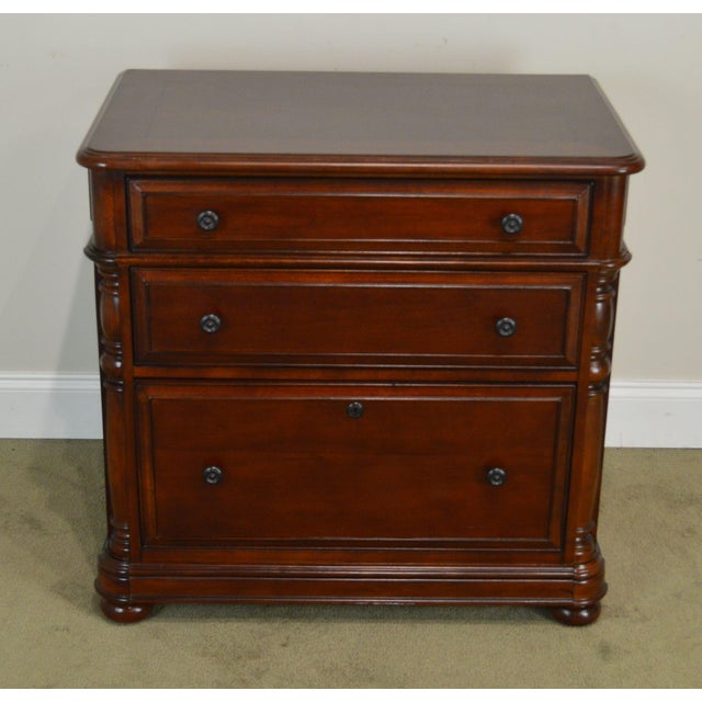 Bristol Court Cherry Lateral File Cabinet By Riverside Chairish