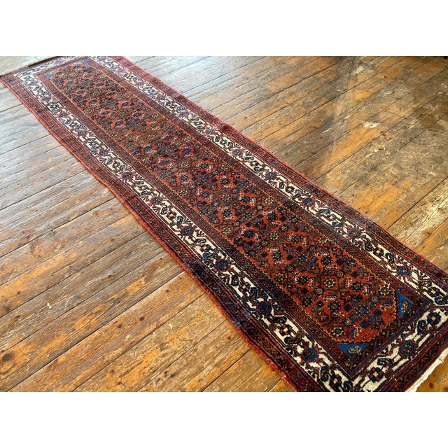 1940s Vintage Hamadan Runner Rug, 1940s For Sale - Image 5 of 18