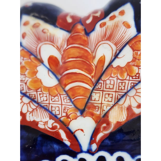 Antique Japanese Imari Porcelain Butterfly Box For Sale - Image 9 of 12
