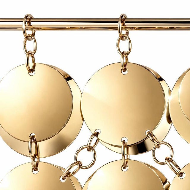 Contemporary Hipsteria Gold Maxi Modular Wall Mirror by GTG Design Couture For Sale - Image 3 of 13