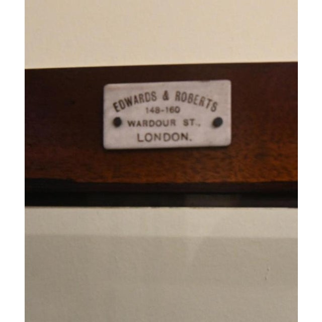 Victorian Mahogany Half Tester Bed with Canopy, 1840s For Sale - Image 14 of 17