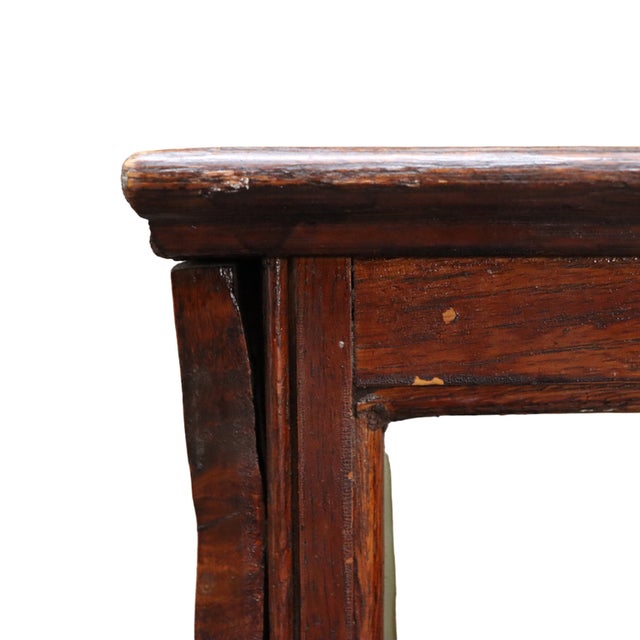 Antique Country Store Oak Display Case With Feet C1920 For Sale - Image 9 of 10
