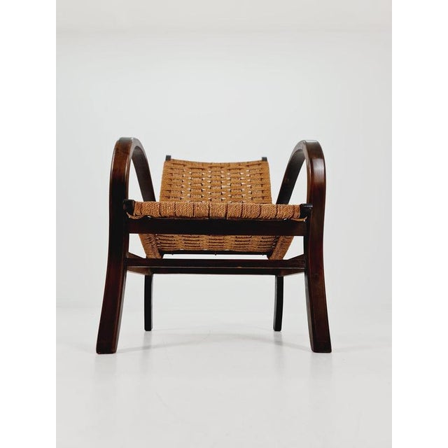 Vintage Bauhaus Papercord Armchair by Ehrich Dieckmann, 1930s For Sale - Image 12 of 18