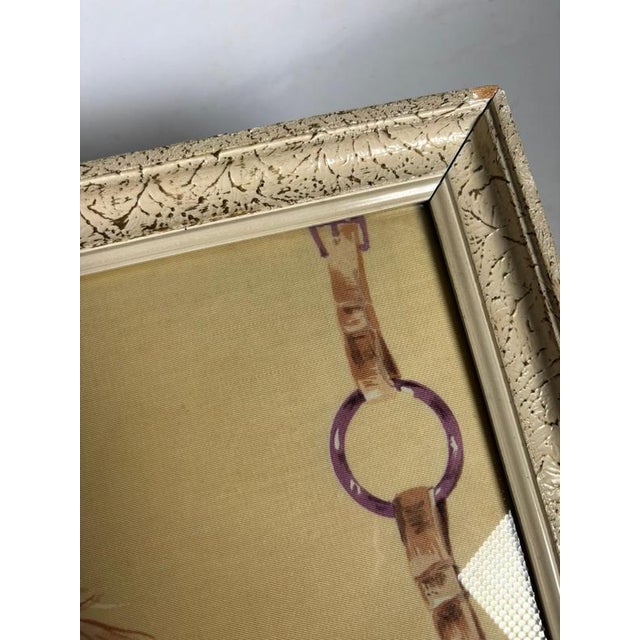 Silk Painting of Horses, France, 1970s For Sale - Image 9 of 10