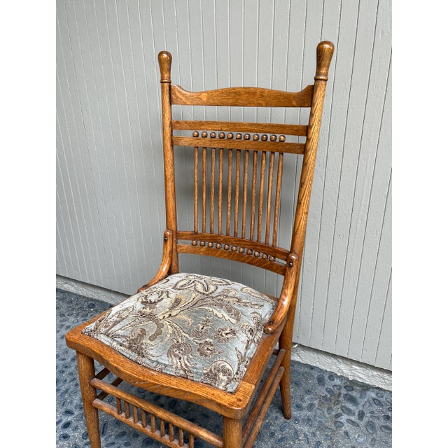 Late 19th Century Late 19th Century American Victorian Spindle Side Chair For Sale - Image 5 of 10