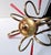 Metal Italian Chandelier in the Manner of Arredoluce, 1950s For Sale - Image 7 of 9