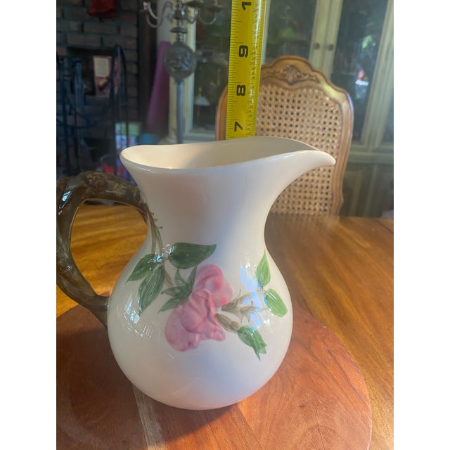 1980s Franciscan Desert Rose 28 Oz Pitcher For Sale - Image 9 of 11