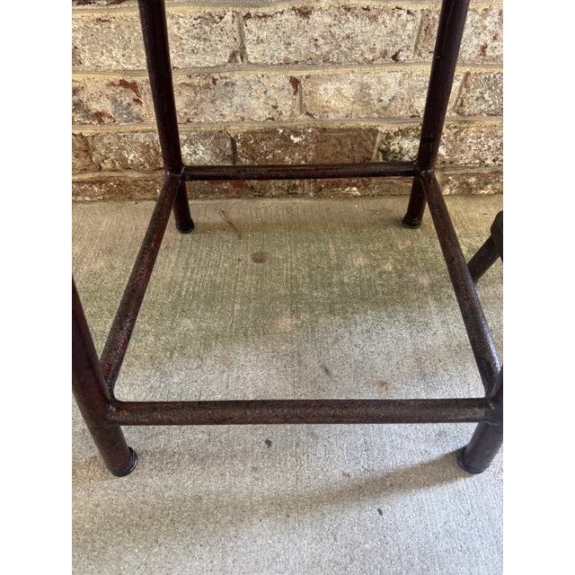 Pair of Vintage Industrial Stools For Sale - Image 12 of 17