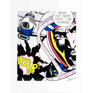 1988 Roy Lichtenstein Okay, Hot-shot! Lithograph For Sale