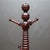 Traditional Antique Ribbed Mahogany Coat Rack For Sale - Image 3 of 5