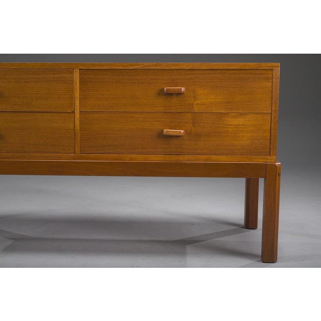 Brown Dressing Table by Aksel Kjersgaard for Odder, Denmark, 1950s For Sale - Image 8 of 14