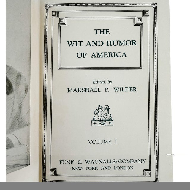 Antique "The Wit and Humor of America" Complete 10-Volume Book Set, Dated 1911 For Sale In San Diego - Image 6 of 11