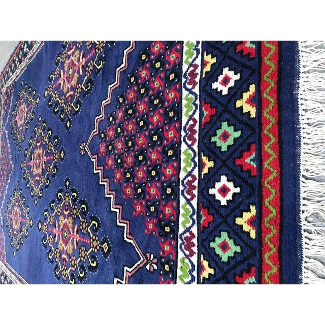 Large Vintage North African Tunisian Rug For Sale - Image 11 of 18