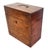 Mid 19th Century 19th Century English Mahogany Traveling Bar Case 3 Bottle Liquor Decanter Box For Sale - Image 5 of 18