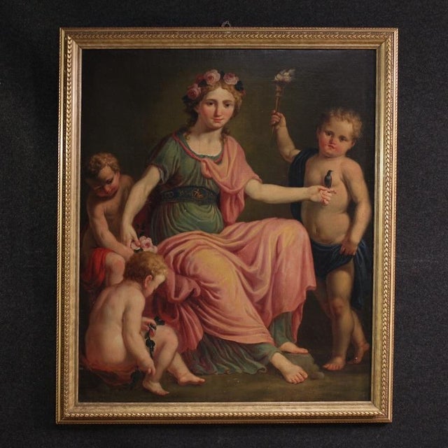 After Giuliano Traballesi, Aurora Triumphing Over Night, 1780, Oil Painting on Canvas For Sale - Image 16 of 16