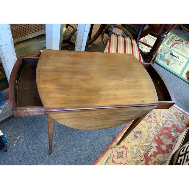 19th Century Federal Style Pembroke Table For Sale - Image 12 of 15