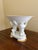 French Provincial Early 20th Century Neoclassical Porcelain Compote With Cherub Supports and Gilt Detail For Sale - Image 3 of 11
