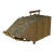 Coal Box, Hod, Scuttle Antique Brass Scottish Victorian Embossed Man in the wood For Sale