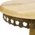 Gold Vintage Brass Side Table with Round Onyx Marble Top, 1950s For Sale - Image 8 of 18