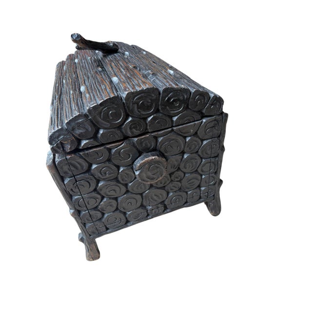 Late 19th Century Black Forest Kindling Box For Sale - Image 5 of 7