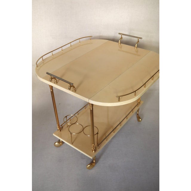 1960s Serving Trolley by Aldo Tura, 1960 For Sale - Image 5 of 16