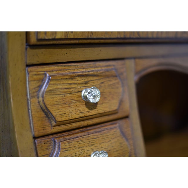 Vintage French Provincial Secretary Desk by Thomasville For Sale - Image 9 of 13