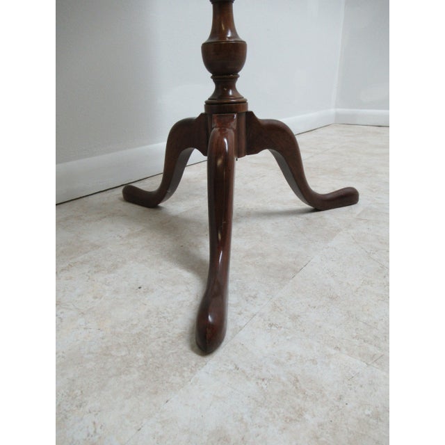 Vintage Mahogany Crewel Work Stitch Fire Screen Fireplace Tools For Sale - Image 4 of 9