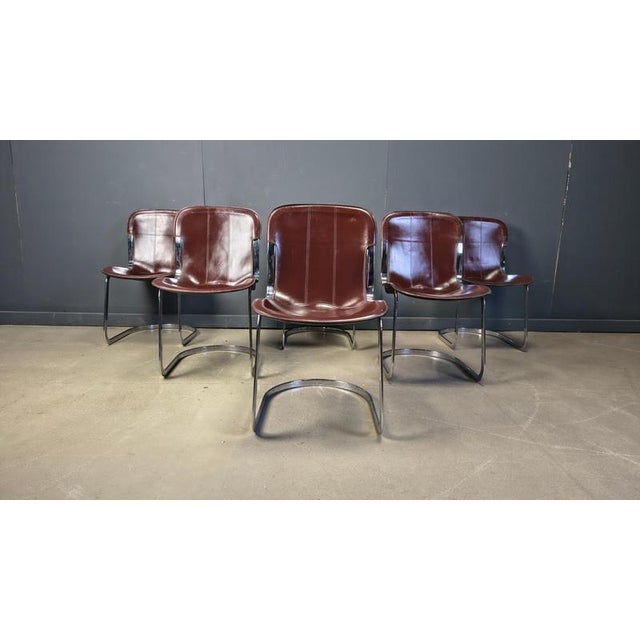 Vintage Dining Chairs from Cidue, 1970s, Set of 6 For Sale - Image 12 of 15