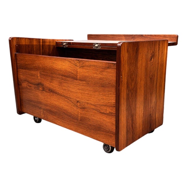Bar Cart in Rosewood, Sergio Rodrigues, 1960s For Sale