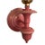 Mid 20th Century Mid 20th Century Mid Century Pink Tole Wall Sconce Lamp Shabby Chic Grandmacore Farmhouse Art Deco For Sale - Image 5 of 10
