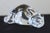 Transparent Vintage Steuben Crystal "Roman Cat" Hand Cooler Paperweight by Susan Smyly, Signed, 1979 For Sale - Image 8 of 10