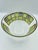 Glass Mid 20th Century Mid-Century Modern Culver Prado 22k Gold & Green Glass Serving Bowl For Sale - Image 7 of 10