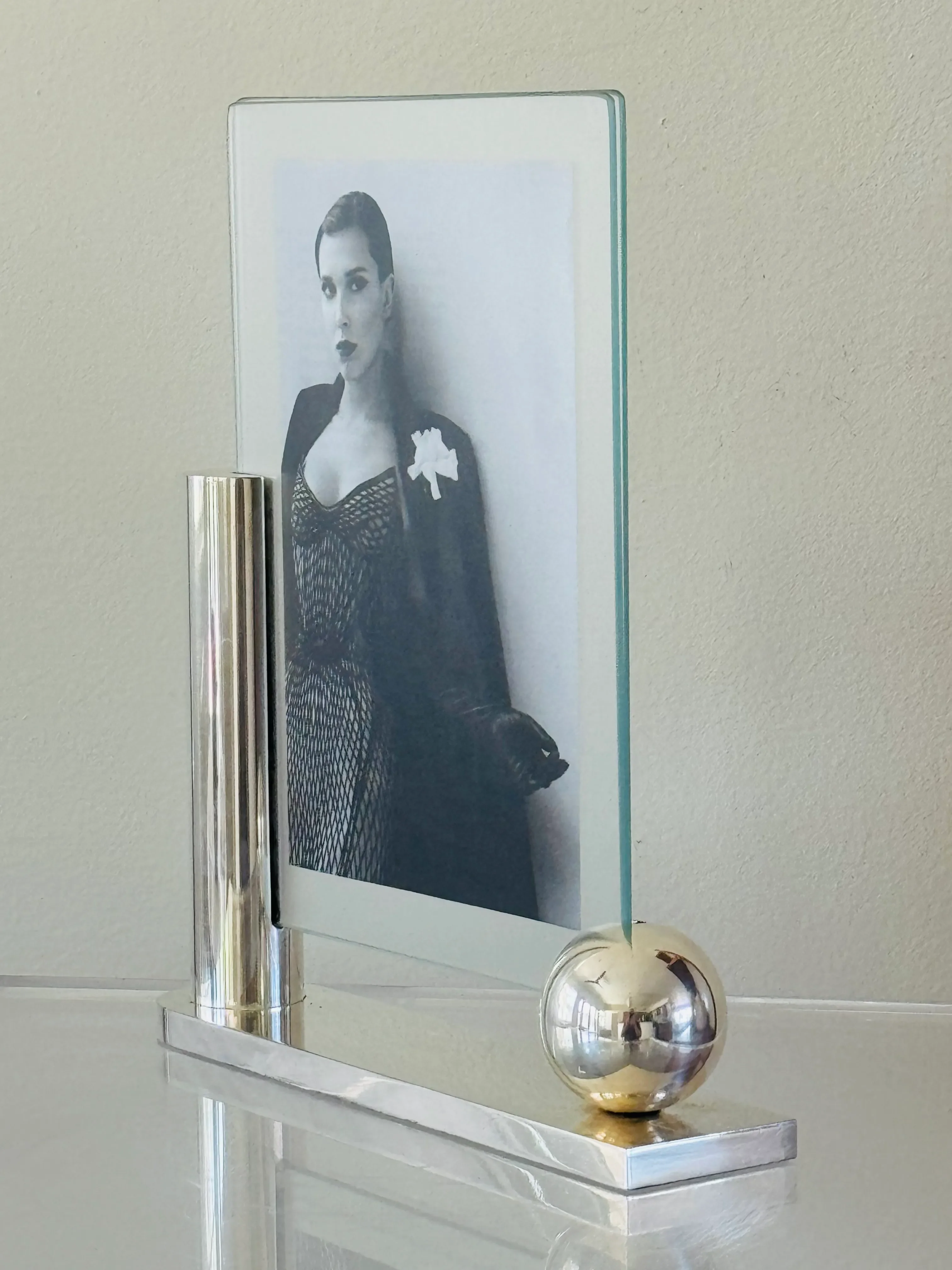 1980s Richard Meier for Swid Powell Silver Plated Picture Frame