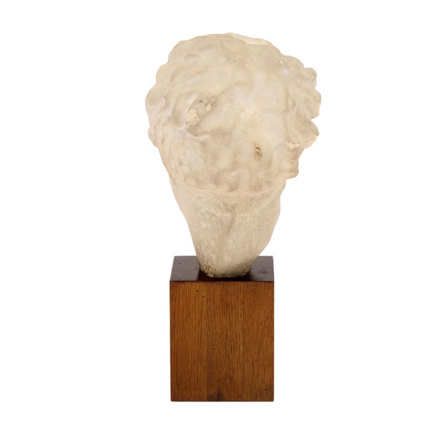 Art Deco Art Deco Period, French Bust of Hygieia, Wood and Plaster, Circa 1940 For Sale - Image 3 of 9