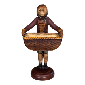Singerie Motif Planter / Cachepot
