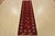 Tribal Turkmen Runner 2’7” X 9’2” Red Wool Vintage Tribal Hand-Knotted Oriental Rug For Sale - Image 3 of 12