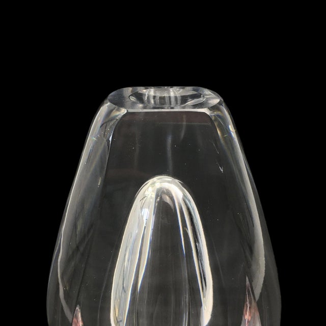 Mid-Century Glass Vase by Mona Morales Schildt for Kosta, Sweden, 1950s For Sale - Image 6 of 8