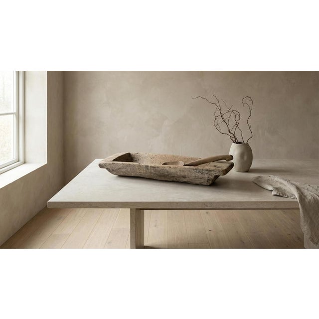 Wood Swedish Hand-Carved Wooden Dough Trough, 1750 For Sale - Image 7 of 10