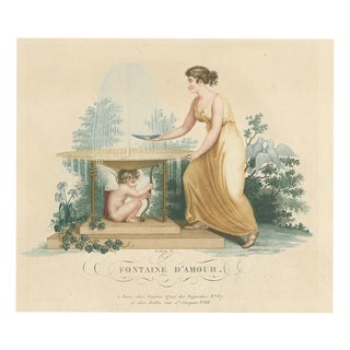 The Fountain of Love, 1815, Engraving For Sale
