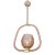 1940s Amazing Pink Art Deco Barovier E Toso Chandelier, Glass Murano For Sale