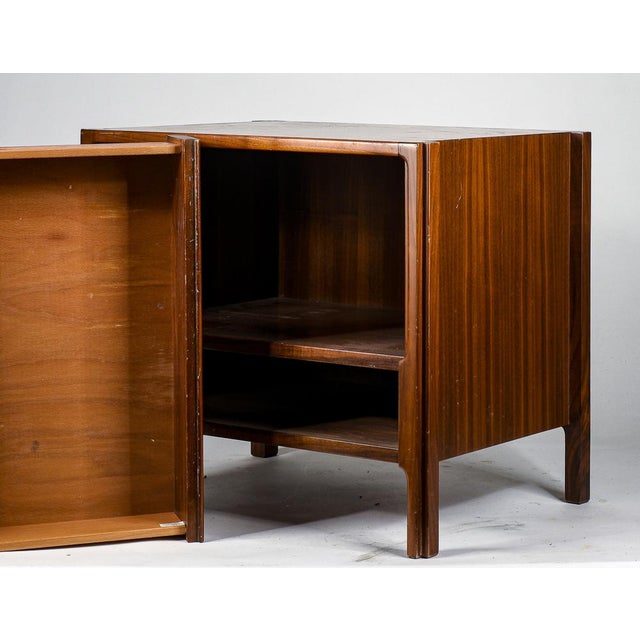 Wood Vintage Wooden Bedside Table with Drawer and Open Compartment from Stilwood For Sale - Image 7 of 18