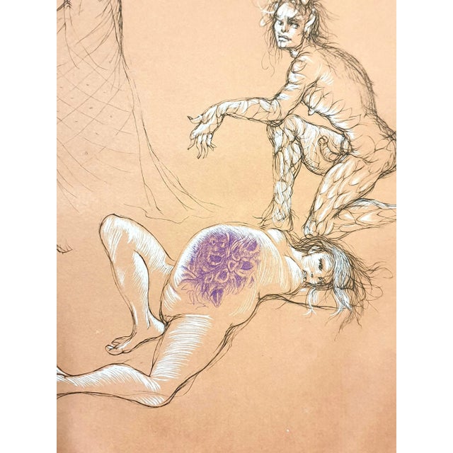 Leonor Fini, Pregnant, 1982, Lithograph For Sale - Image 8 of 10