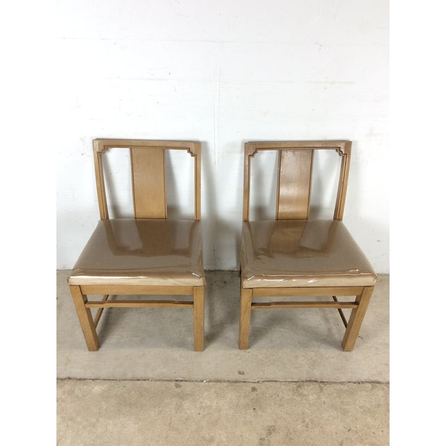 Set of 6 Mid Century Modern Dining Chairs With Limed Walnut Finish For Sale - Image 11 of 18