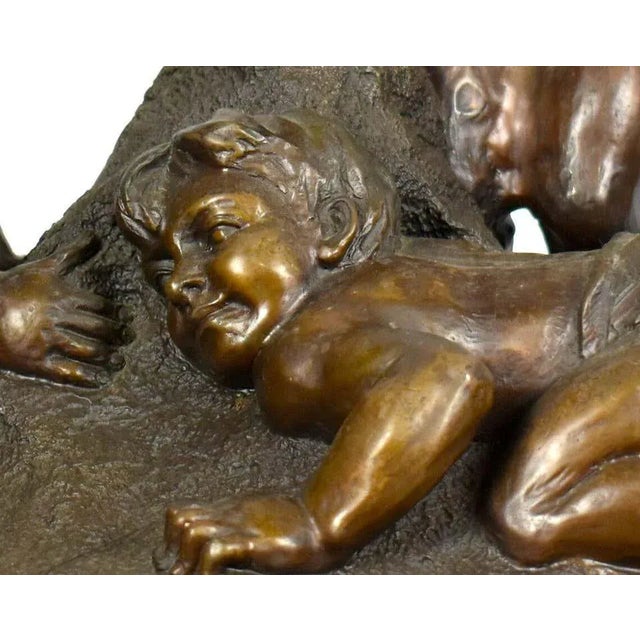 French Bronze of Young Boys For Sale - Image 6 of 7
