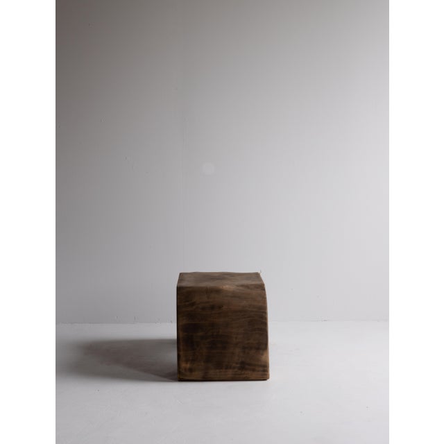 Japanese Old Primitive Side Chair 1940s-1960s / Stool Display Stand Wabi Sabi For Sale - Image 6 of 12