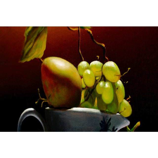 Maxmilian Ciccone, Cascata di uva, Still Life, Oil on Canvas, 2009 For Sale - Image 4 of 7