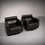 Modern Italian Leather Chairs in Steel by Natuzzi, Italy, 1970, Set of 2 For Sale - Image 12 of 12