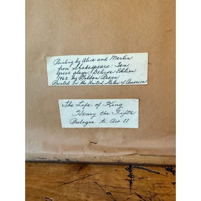 1960s Alice & Martin Provensen Shakespear Inspired Prints, Set of 2 For Sale - Image 15 of 15
